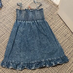 PQ Swim Denim Blue Kids Dress